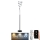 LED Stmievateľná stojacia lampa LED/50W/230V 3000-6500K antracit + diaľkové ovládanie