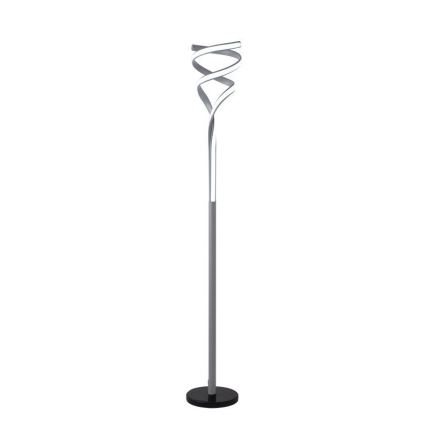 LED Stmievateľná stojacia lampa LED/50W/230V 3000-6500K šedá + diaľkové ovládanie