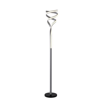 LED Stmievateľná stojacia lampa LED/50W/230V 3000-6500K šedá + diaľkové ovládanie