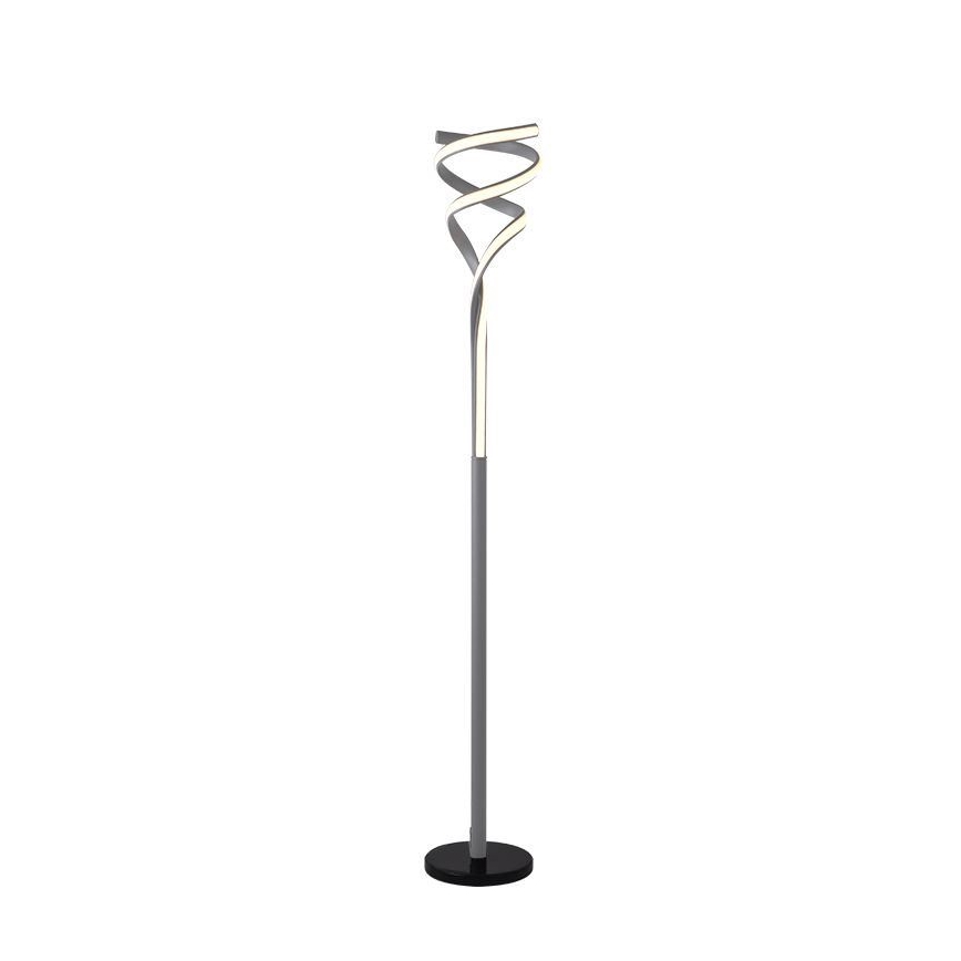 LED Stmievateľná stojacia lampa LED/50W/230V 3000-6500K šedá + diaľkové ovládanie