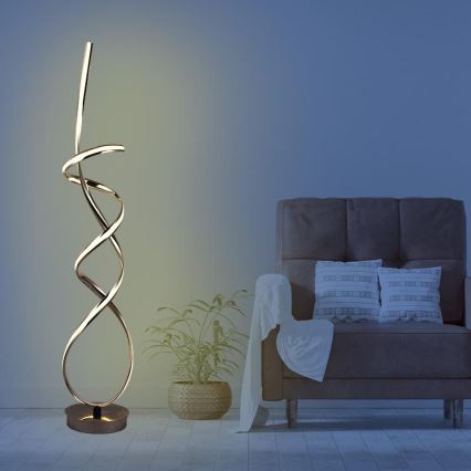 LED Stmievateľná stojacia lampa LED/80W/230V 3000-6500K + diaľkové ovládanie