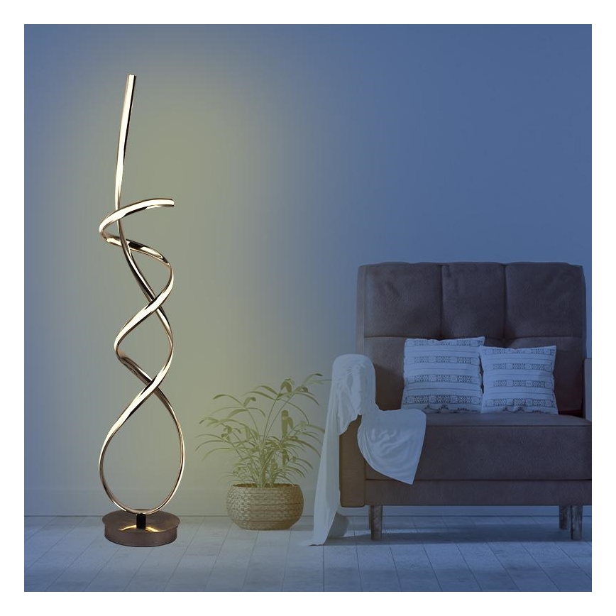 LED Stmievateľná stojacia lampa LED/80W/230V 3000-6500K + diaľkové ovládanie