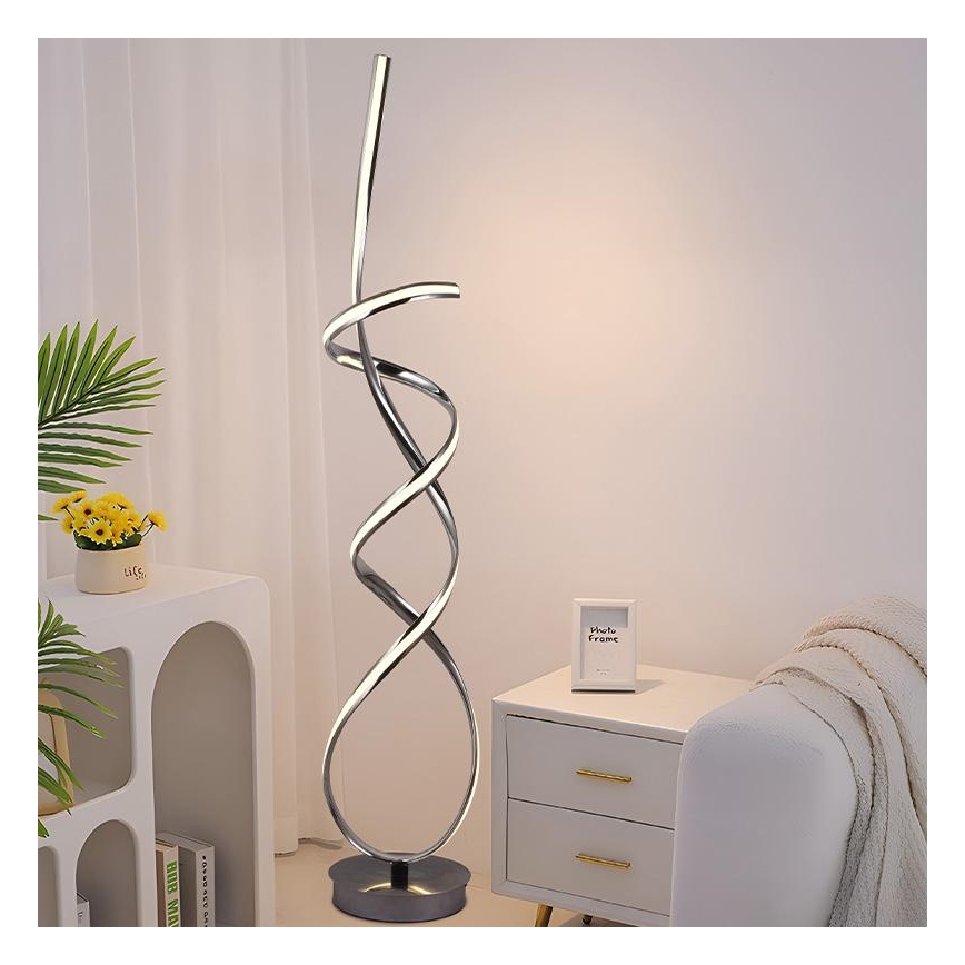LED Stmievateľná stojacia lampa LED/80W/230V 3000-6500K + diaľkové ovládanie