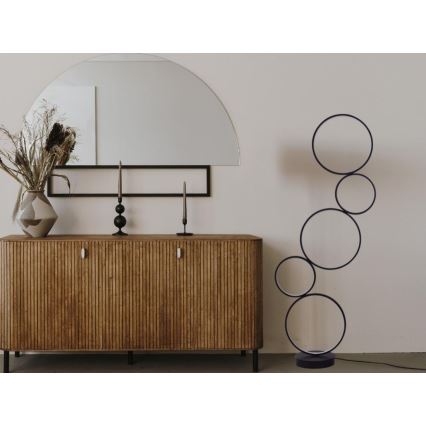 LED Stmievateľná stojacia lampa LED/85W/230V 3000-6500K + diaľkové ovládanie