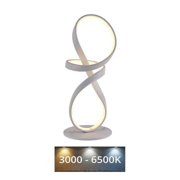 LED Stmievateľná stolná lampa LED/26W/230V 3000/4000/6500K biela