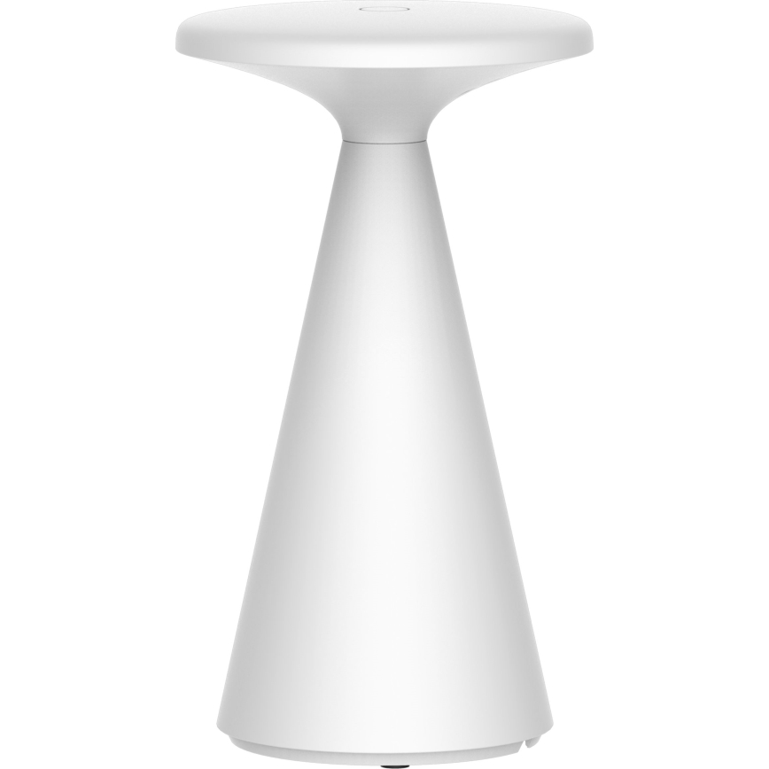 LED Stmievateľná dotyková vonkajší stolná lampa PAROS LED/1,8W/5V USB 1800 mAh IP44 biela
