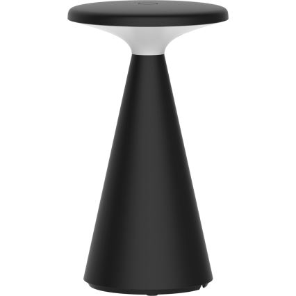 LED Stmievateľná dotyková vonkajšia stolná lampa PAROS LED/1,8W/5V USB 1800 mAh IP44 čierna