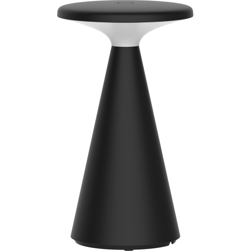 LED Stmievateľná dotyková vonkajšia stolná lampa PAROS LED/1,8W/5V USB 1800 mAh IP44 čierna