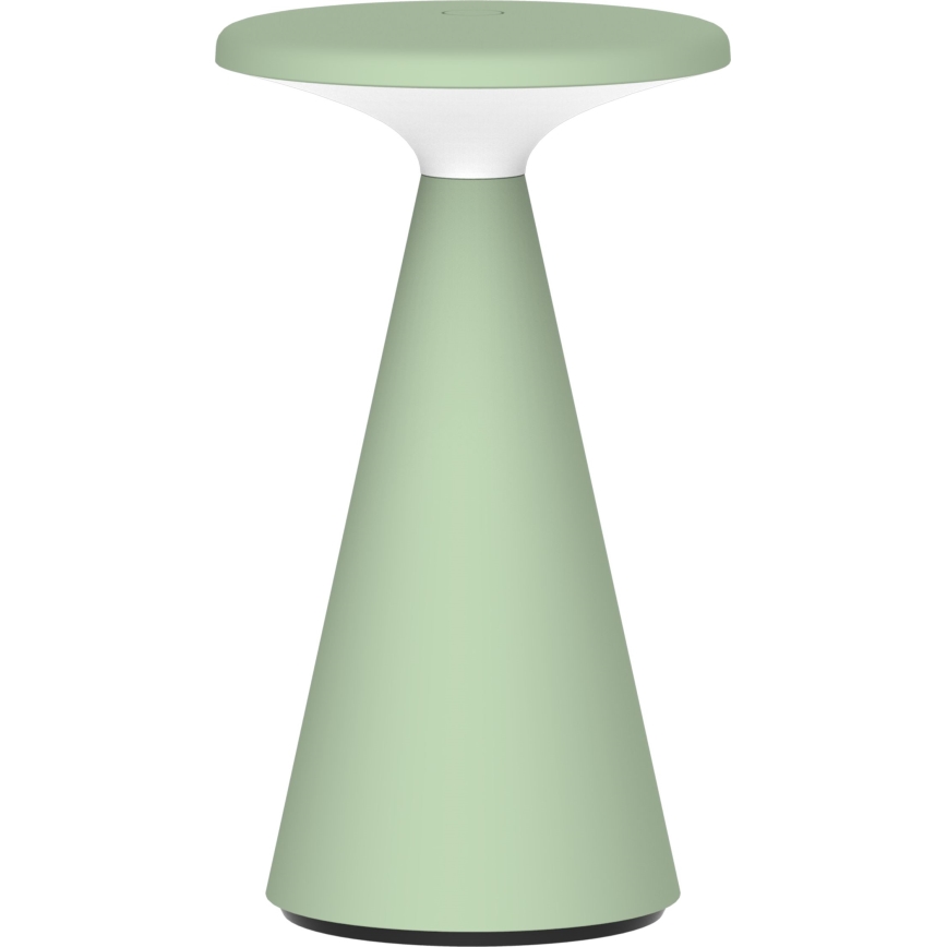 LED Stmievateľná dotyková vonkajšia stolná lampa PAROS LED/1,8W/5V USB 1800 mAh IP44 zelená