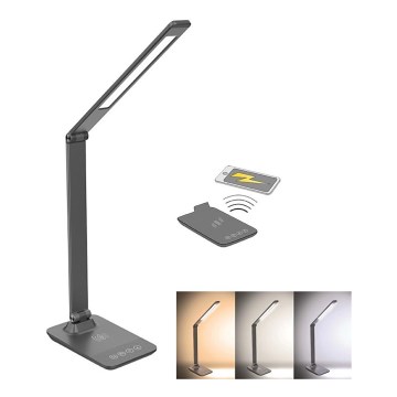 LED Stmievateľná stolná lampa s bezdrôtovým dobíjaním LED/10W/100-240V