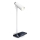 LED Stmievateľná stolná lampa s bezdrôtovým Qi nabíjaním TIT LED/12W/230V biela