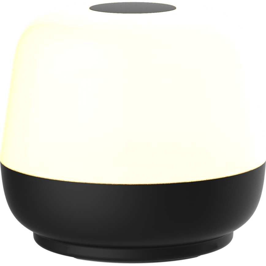 LED Stmievateľná dotyková vonkajšia stolná lampa SAMBA LED/1,2W/5V USB 1200 mAh IP44 čierna