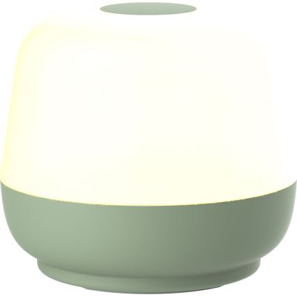 LED Stmievateľná dotyková vonkajšia stolná lampa SAMBA LED/1,2W/5V USB 1200 mAh IP44 zelená