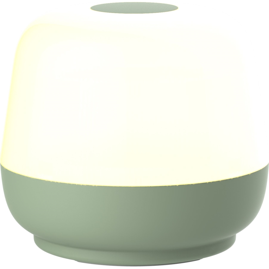 LED Stmievateľná dotyková vonkajšia stolná lampa SAMBA LED/1,2W/5V USB 1200 mAh IP44 zelená