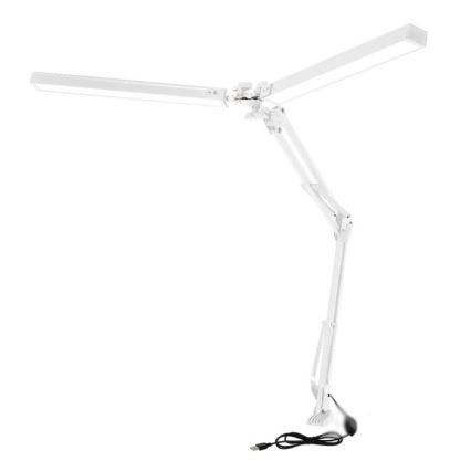 LED Stmievateľná stolná lampa TENUIX DUO 2xLED/14W/230V 3000-6000K biela