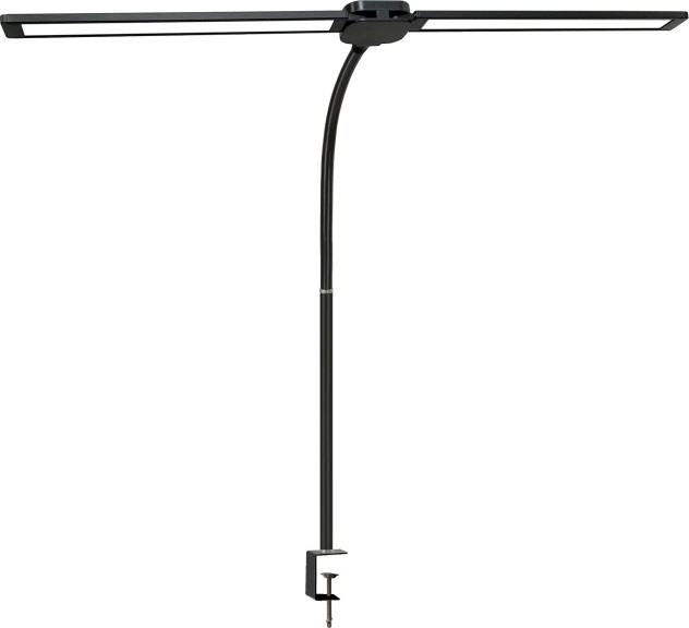 LED Stmievateľná stolná lampa USB TENUIX DUO 2xLED/7W/5V 3000-6000K čierna