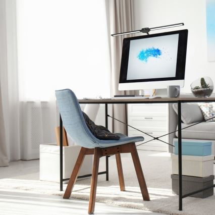 LED stmievateľná stolná lampa USB TENUIX DUO LED/14W/5V 3000-6000K čierna