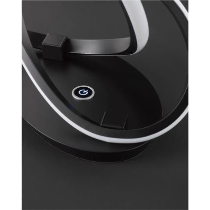 LED stmievateľná stolová lampa INDIGO LED/19W/230V 3000K čierna