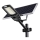 LED stmievateľná ulicová lampa so senzorom a solárnym panelom KOBRA LED/400W/3,2V 24000 mAh IP65 antracit + diaľkové ovládanie