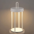 LED Stmievateľná vonkajšia nabíjateľná dotyková stolová lampa GENTLE LED/1,5W/3,7V 3000 mAh IP44 biela