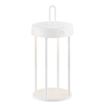 LED Stmievateľná vonkajšia nabíjateľná dotyková stolová lampa GENTLE LED/1,5W/3,7V 3000 mAh IP44 biela
