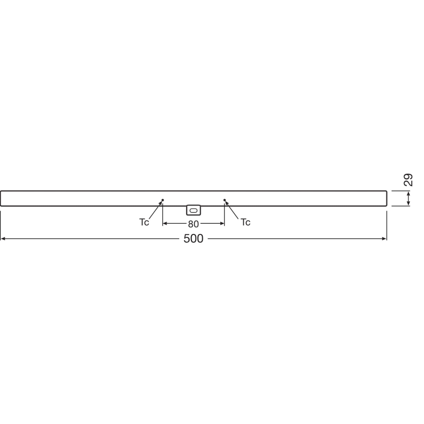 LED Stmievateľná žiarivková trubica S14d/4,7W/230V 2700K 50 cm CRI 90 - Osram