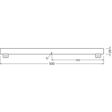 LED Stmievateľná žiarivková trubica S14s/4,7W/230V 2700K 50 cm CRI 90 - Osram
