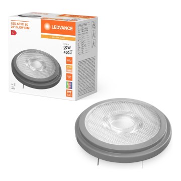 LED stmievateľná žiarovka AR111 G53/7,2W/12V 1800-2700K 24° CRI 90 - Ledvance