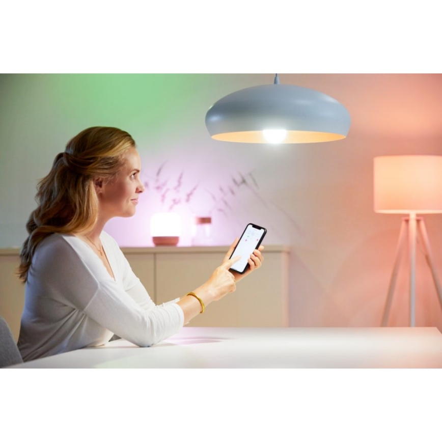 LED Stmievateľná žiarovka C37 E14/4,9W/230V 2700-6500K CRI 90 Wi-Fi - WiZ