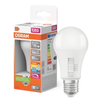 LED Stmievateľná žiarovka CLASSIC A60 E27/10,5W/230V 2700/3000/4000/6500K - Osram