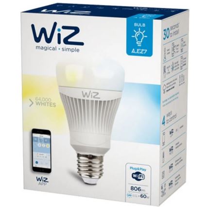 LED Stmievateľná žiarovka E27/11,5W/230V 2700-6500K Wi-Fi - WiZ