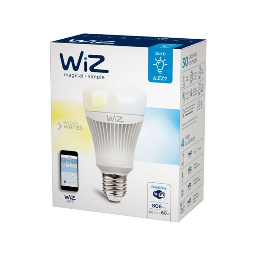 LED Stmievateľná žiarovka E27/11,5W/230V 2700-6500K Wi-Fi - WiZ