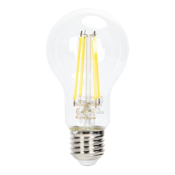 LED Stmievateľná žiarovka FILAMENT A60 E27/6W/230V 6500K - Aigostar