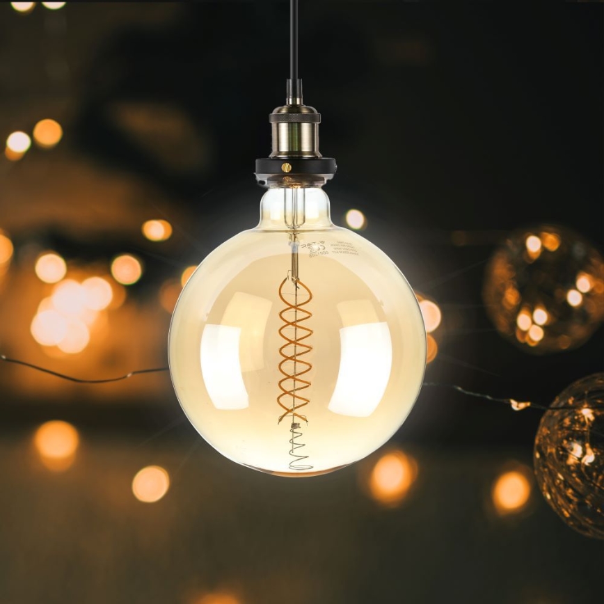 LED Stmievateľná žiarovka FILAMENT G200 E27/8W/230V 1800K