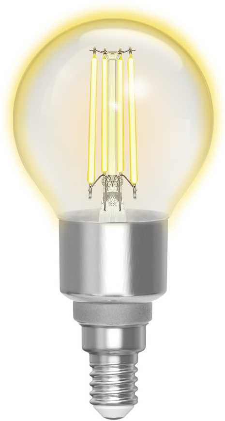 LED Stmievateľná žiarovka FILAMENT G45 E14/4,5W/230V 2700-6500K Wi-Fi - Aigostar
