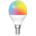 LED Stmievateľná žiarovka FILAMENT G45 E14/6,5W/230V 2700-6500K Wi-Fi - Aigostar