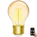 LED Stmievateľná žiarovka FILAMENT G45 E27/4,5W/230V 2700-6500K Wi-Fi - Aigostar