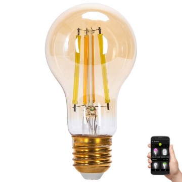 LED Stmievateľná žiarovka FILAMENT MESH Smart A60 E27/6W/230V 2700-6500K - Aigostar