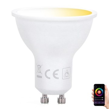 LED Stmievateľná žiarovka GU10/5W/230V 3000-6500K Wi-Fi - Aigostar