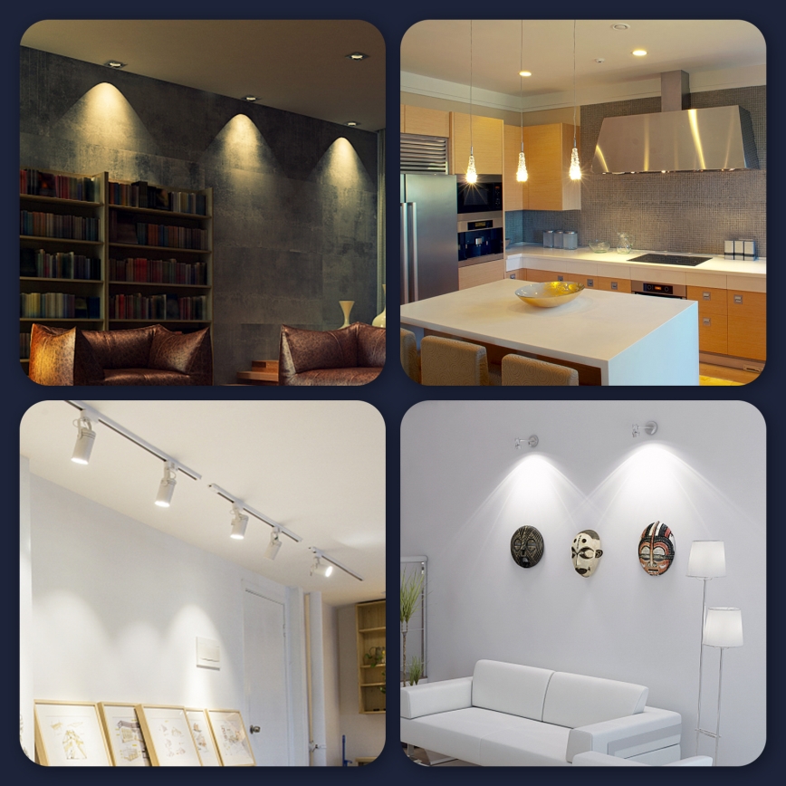 LED Stmievateľná žiarovka GU10/5W/230V 3000-6500K Wi-Fi - Aigostar
