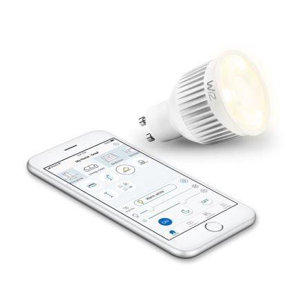 LED Stmievateľná žiarovka GU10/6,5W/230V 2700-6500K Wi-Fi - WiZ