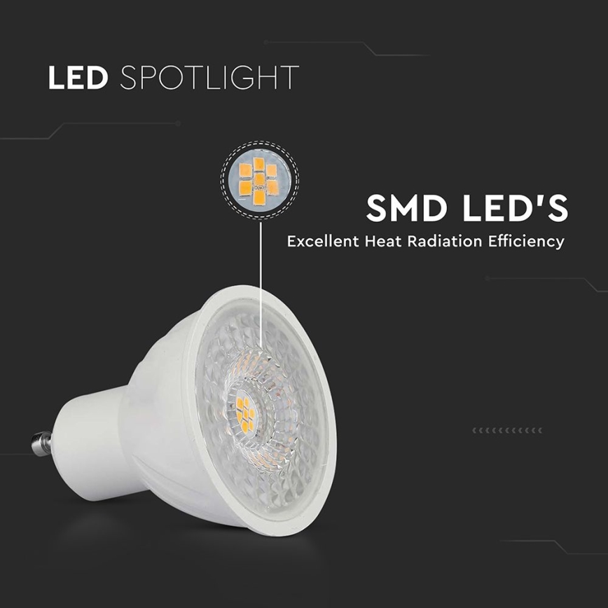 LED Stmievateľná žiarovka GU10/6W/230V 4000K 110°