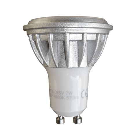 LED Stmievateľná žiarovka Luxera 75207 - 1xGU10/7W/230V - 4000K