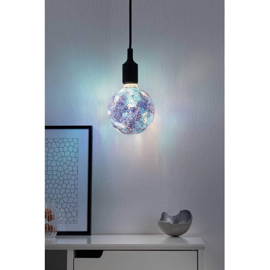 LED Stmievateľná žiarovka MOSAIC G125 E27/5W/230V 2700K - Paulmann 28750
