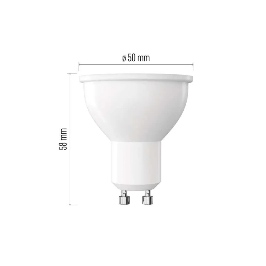 LED stmievateľná žiarovka MR16 GU10/7W/230V 3000K