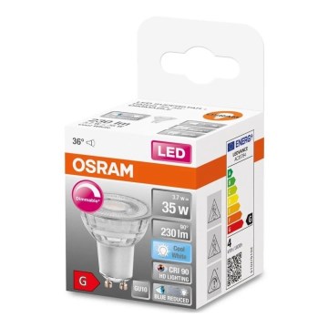 LED Stmievateľná žiarovka PAR16 GU10/3,7W/230V 4000K CRI 90 - Osram