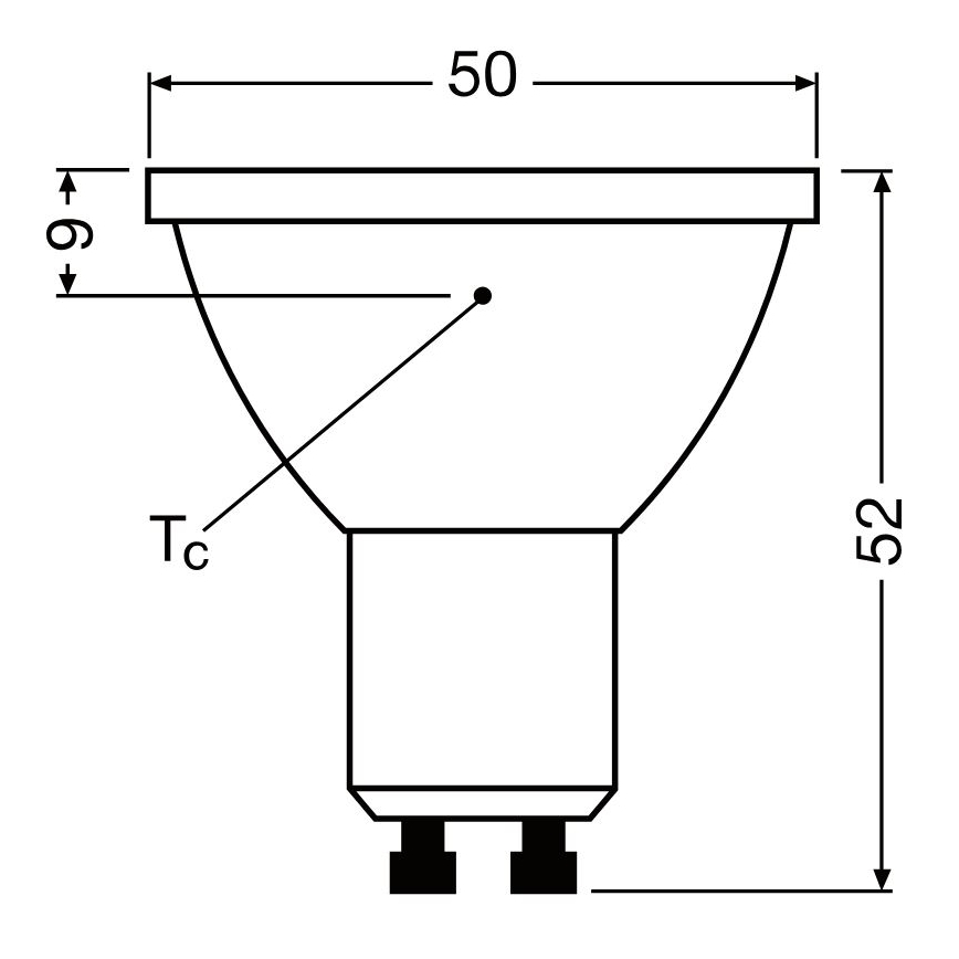 LED Stmievateľná žiarovka PAR16 GU10/3,7W/230V 4000K CRI 90 - Osram