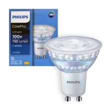 LED Stmievateľná žiarovka Philips GU10/6,7W/230V  6500K