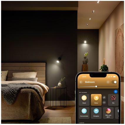 LED Stmievateľná žiarovka Philips Hue White Ambiance GU5,3/MR16/5,1W/12V 2200-6500K