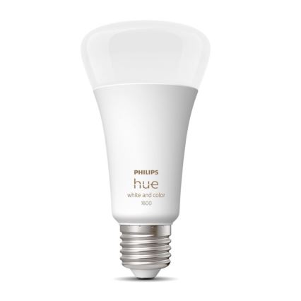 LED Stmievateľná žiarovka Philips  Hue White And Color Ambiance A67 E27/13,5W/230V 2000-6500K